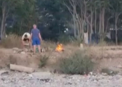 Туристы жгут костры под Новороссийском - хотят повторить "мегапожар"