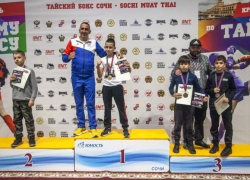 Новороссийские спортсмены заняли призовые места на краевых соревнованиях по тайскому боксу