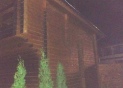 Банный комплекс загорелся под Новороссийском