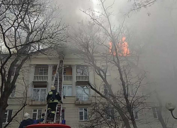 Крупный пожар в центре Новороссийска удалось потушить 