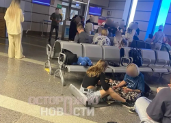 Аэропорт Сочи парализован: пол - перина, еда - роскошь