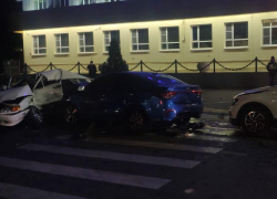 Появилось видео момента смертельной аварии в центре Новороссийска