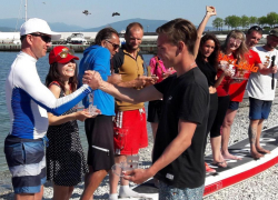 В Новороссийске победитель соревнований по сапсёрфингу не согласился с решением судей