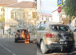 В центре Новороссийска мужчина поджег машину