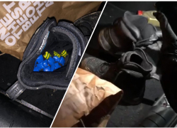 "Смерть" в сапогах: новороссиец прятал наркотики в обуви 