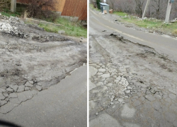 Фуры разбили дорогу: житель Новороссийска возмущён бездействием администрации 