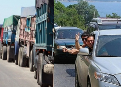 «Хомяки» и туристы: большегрузы или «курортники» загружают дороги Новороссийска