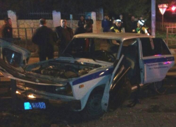 В Новороссийске двое полицейских, спешивших на помощь, пострадали в ДТП 