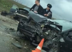 Лобовое столкновение произошло на трассе Краснодар - Новороссийск