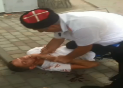 Казаки при исполнении избили мужчину на День города в Геленджике