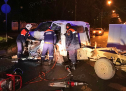 Пожар, лобовое столкновение и вызов спасателей. ДТП в Новороссийске и окрестностях за ночь