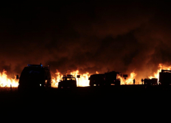 Крупный пожар у соседей Новороссийска тушили более 10 часов