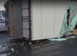 Чтобы парализовать движение в Новороссийске, нужна колея и мокрая дорога