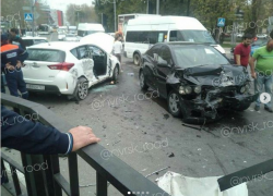 Сразу две крупные аварии произошли в Новороссийске