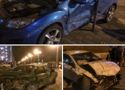 Массовой аварией закончился вечер для новороссийских любителей скорости