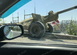Военные пушку потеряли в Гайдуке близ Новороссийска
