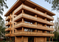 В Новороссийске могут появиться многоквартирные дома из дерева 