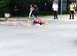 Страшное ДТП в Новороссийске: водитель мотоцикла оставил много крови на асфальте 