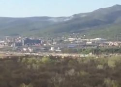 В лесу возле Новороссийска начался пожар