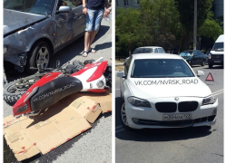 Жена главы Центрального района Новороссийска снесла мотоциклиста