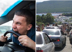 10 км за час: туристы встали в пробку на трассе М-4 "Дон" по дороге к Черному морю 