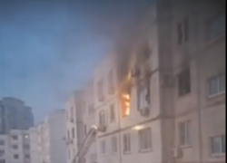 Из-за пожара в многоэтажке Новороссийска эвакуировали 120 человек