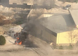 Очевидцы утверждают: на заправке в Новороссийске горел бензин, а не мусор