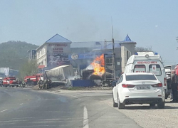 Пожар на АЗС во Владимировке локализован, никто из новороссийцев не пострадал