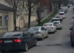 В Новороссийске на Гончарова образовалась гигантская пробка