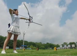 Лучшие лучники страны расстреляли новороссийское поле