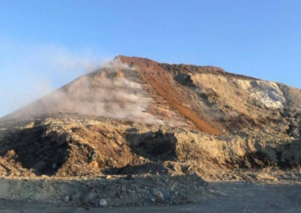 Ещё чуть-чуть: пожар свалке в Новороссийске почти затушили