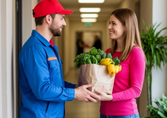 На продукты при заказе онлайн россияне тратят вдвое больше денег, чем в супермаркетах