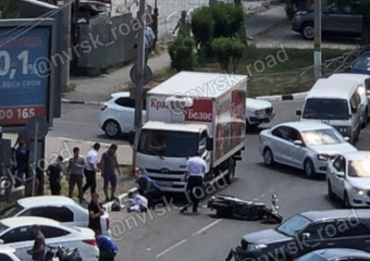 В Новороссийске под колеса авто угодил мотоциклист