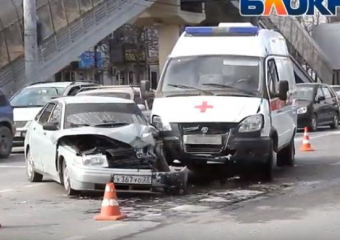 ДТП с участием Скорой случилось на Анапском шоссе в Новороссийске