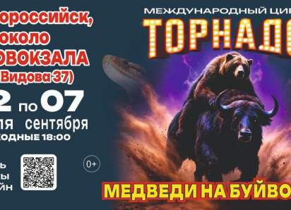В Новороссийск мчат медведи верхом на буйволах