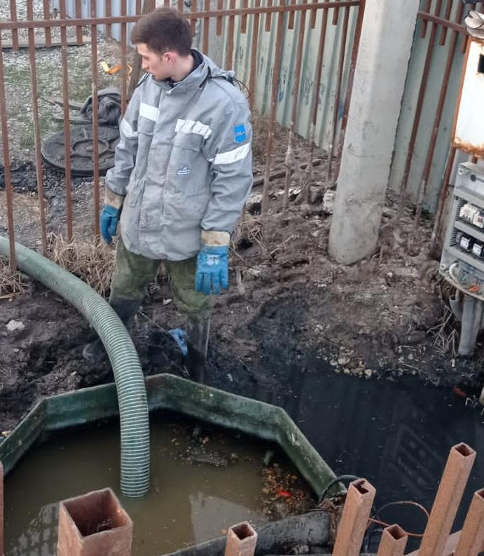 После публикации в Блокноте, канализацию в Мысхако начали приводить в порядок