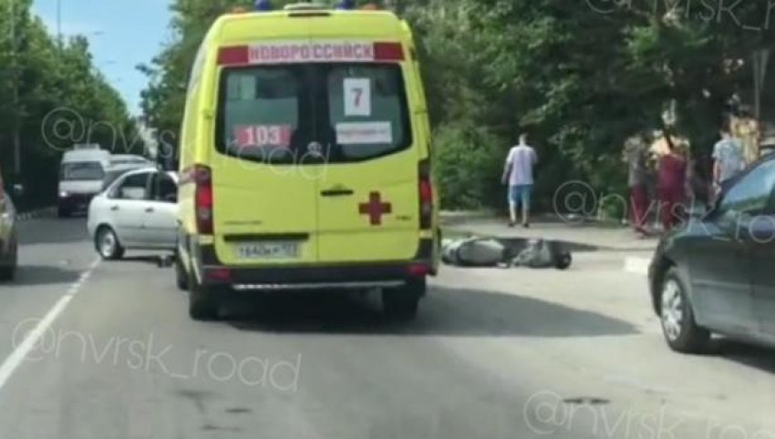 Новая авария с участием скутера произошла в Новороссийске