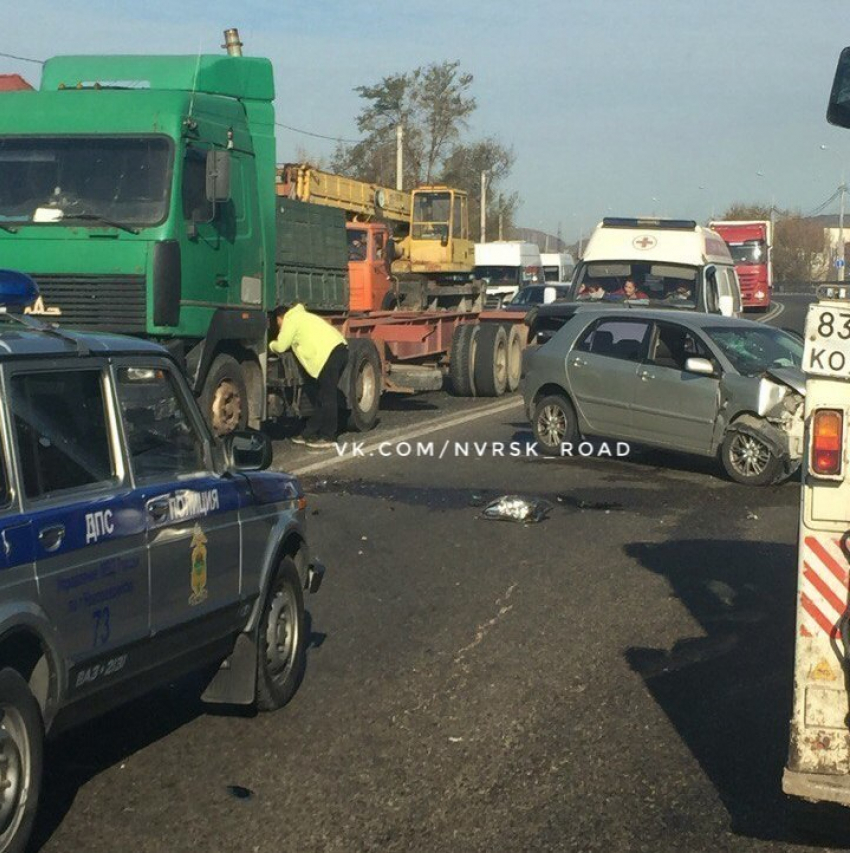 Массовое ДТП устроил водитель легковушки в Новороссийске