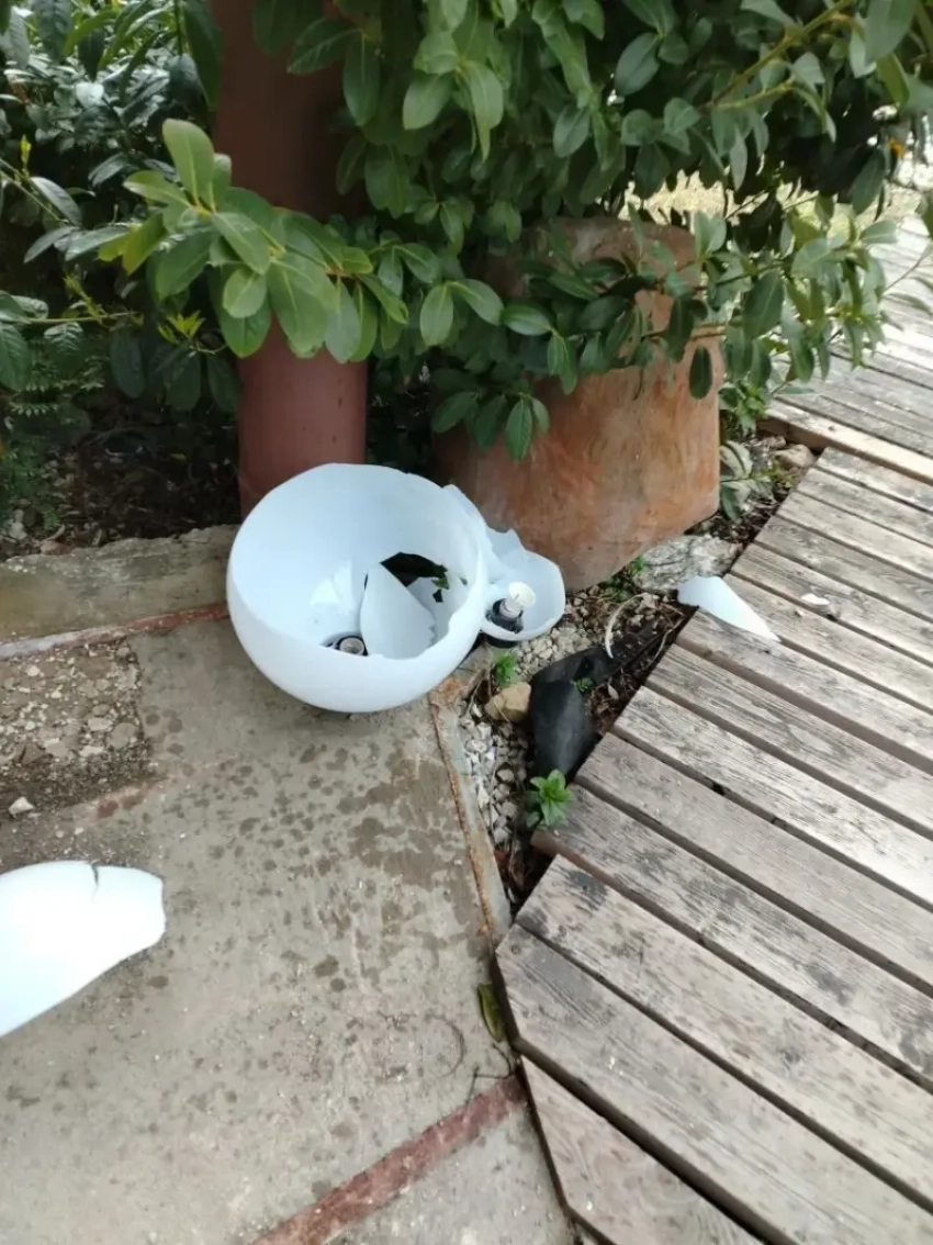 Вандалы отметились в Южном районе