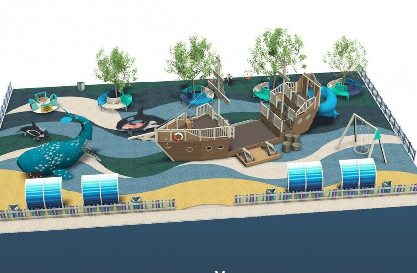 Аналогов запроектированной в Новороссийске детской площадки нет на всём побережье