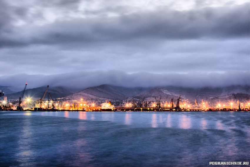 В Новороссийске холодно и пасмурно 