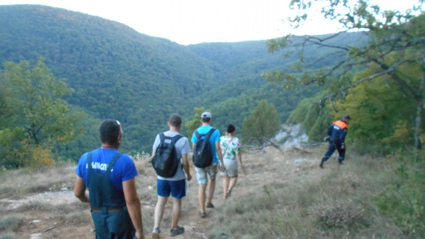 Новороссийцы потерялись в горах Крыма