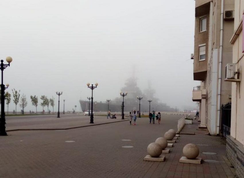 Стала известна причина густого тумана, накрывшего Новороссийск