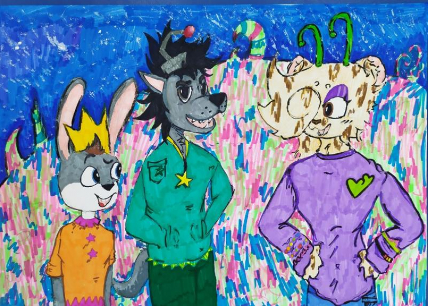 Девочка из Новороссийска нарисовала эпизод для серии «Ну, погоди!»