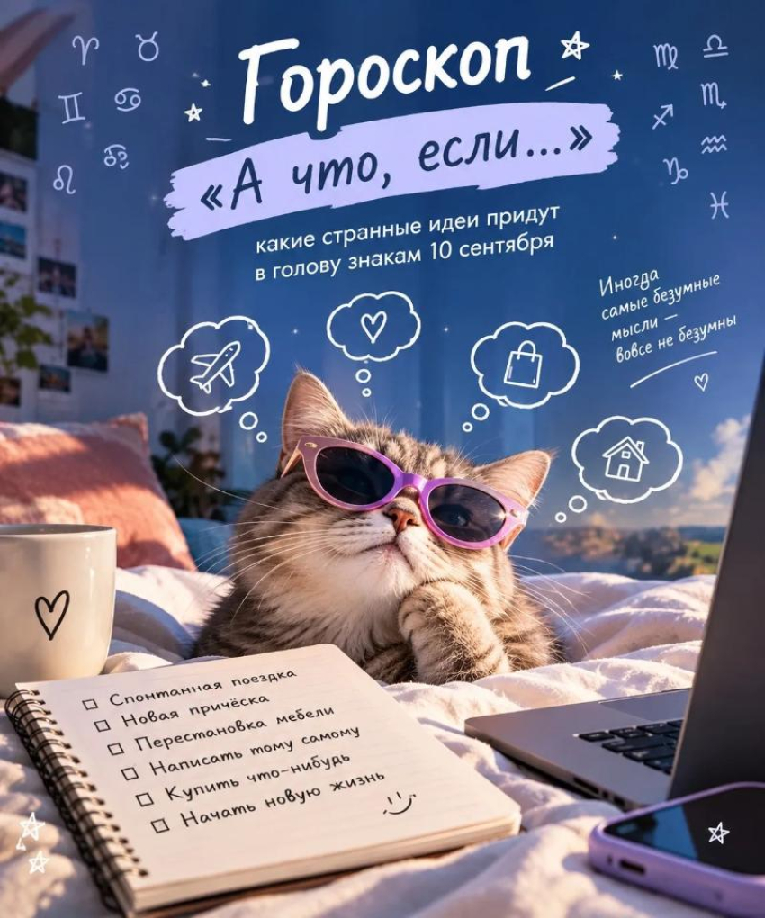 «А что, если…»: какие странные идеи придут в голову знакам 10 сентября
