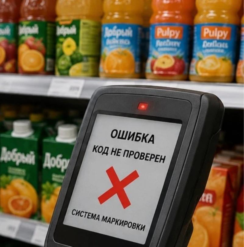 Неправильный сканер остановил продажу напитков в Новороссийске