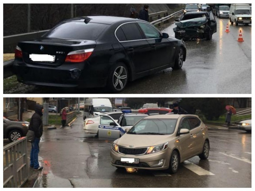 Появилась официальна версия двух утренних ДТП в Новороссийске