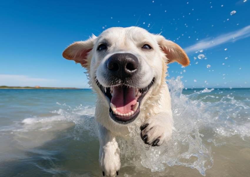 "Собак ведите на дикий пляж!", - житель Новороссийска напомнил собачникам о законе 
