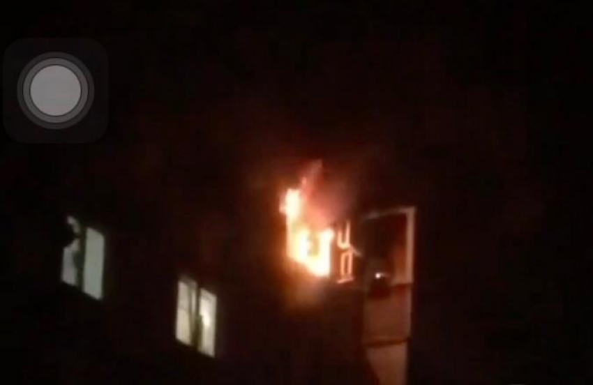 Огонь охватил квартиру в Южном районе Новороссийска 