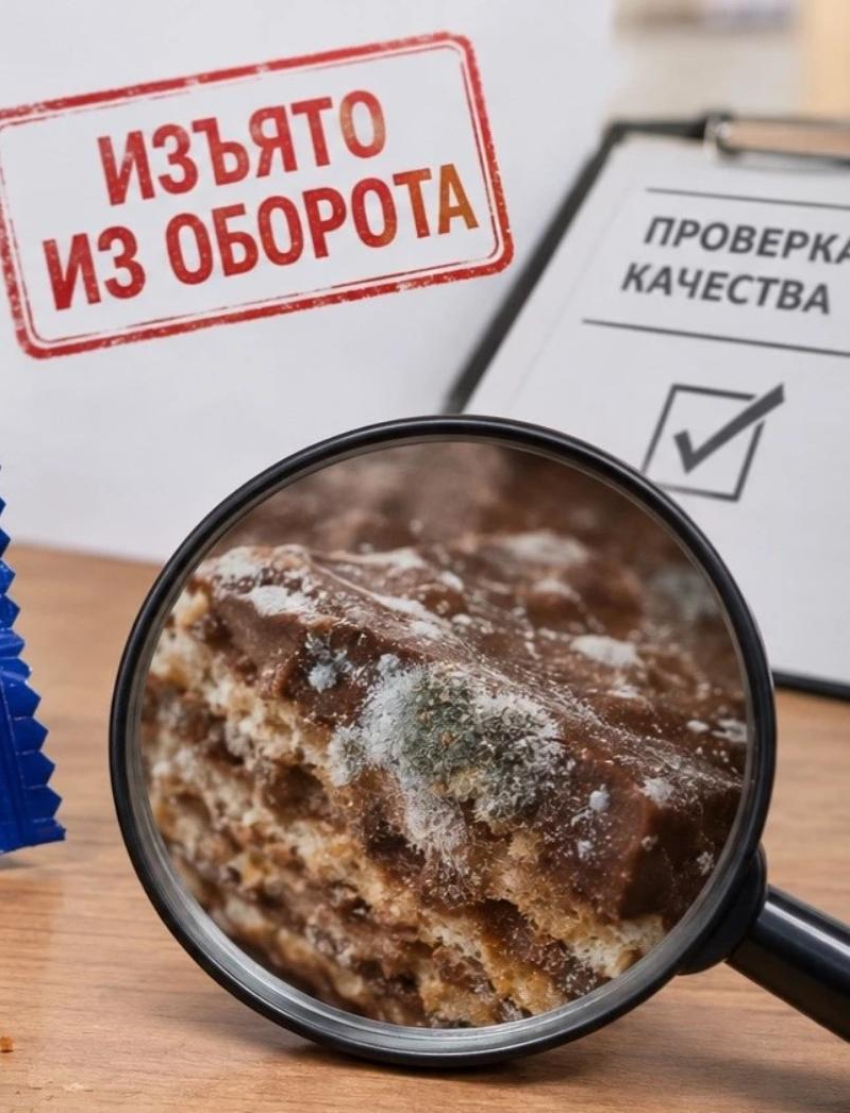 Восемь тонн шоколадных батончиков изъяли после проверки на плесень